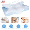 Memory Foam Pillow Neck Support Pillow for Pain Relief Sleeping Ergonomic Contour Orthopedic Support Side Back Stomach Sleeper