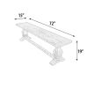 Farmhouse Terminus Bench
