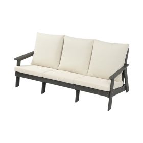 HIPS 3 Seater Sofa With Cushion For Outdoor, Garden, Porch, Poolside, Terrace