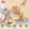Electric Mixing Mug 400ML High Speed Mixing Cup USB Rechargeable Self String Mug IP67 Waterproof One Button Start for Coffee Milk Protein Powder Egg