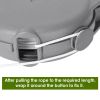 Retractable Clothesline Outdoor 49FT PVC Automatic Washing Dryer Cord Easy Hanging Rope For Wet Dry Clothes