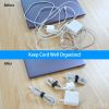 100Pcs Reusable Cable Ties 5.66in Cord Organizer Strap Nylon Wire Management Holder Home Office Use