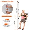 2Pcs Telescoping Tarp Poles Portable Aluminum Awning Poles 3-7.5ft Adjustable Telescopic Tarp Tent Rods