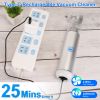 Cordless Handheld Car Vacuum Cleaner 16kPa Powerful Suction with 2 Speeds Filtration LED SOS Light Rechargeable Lightweight Portable Vacuum Cleaner fo