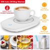 Coffee Mug Warmer Cup Warmer Auto Shut Off Coffee Tea Milk Electric Heater Pad Office Home Desk Coffee Mug Warmer Electric Beverage Warmer Mat 125.6℉/