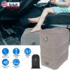 Inflatable Foot Rest with Air Bag 3 Adjustable Height Travel Foot Pillow Kids Airplane Bed Relieve Leg Feet Pain Leg Rest Stool For Train Car Airplane