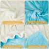Fleece Throw Blanket Warm Soft Flannel Bed Cover Cuddly Cozy Sofa Travel Car Blanket w/ Queen King Throw Size Optional