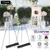 2 Pack Easel Stand for Display 61in Collapsible A Frame Tripod Easel Iron Alloy Drawing Stand with 2 Carry Bags for Wedding Poster Art Drawing Meeting