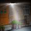 Solar Lights 118 LEDs Solar Wall Light Outdoor Motion Sensor Lamp IP65 Waterproof 120° Sensing 270°Wide Lighting Angle for Garage Garden Pathway