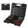 49Pcs Thread Chaser Set Thread Restorer Kit Thread Chaser Repair Tool Kit Includes 24 Rethreading Dies 22 Rethreading Taps 3 Thread Files