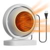 380W Space Heater with 30° Tilting Angle 3S Fast Heating Portable Desktop Electric Heater For Indoor Use With Overheat Protection Tip Over Protection