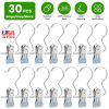30 Pack Hanging Clips for Closet Multifunctional Clothes Pins Heavy Duty Space-saving Laundry Hooks for Boots Jeans Hats Towels Socks Pants Handbags T