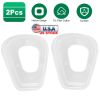2Pcs Filter Covers 6001 Organic Vapor Cartridge Cover Fit for T-Shape Filter Box