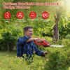 24V Cordless Handheld Grass Shear Hedge Trimmer with 90° Cutting Angle 2Pcs Replaceable Blades Electric Shrub Trimmer Hedge Cutter with Detachable Bat