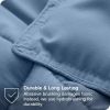 King/Cal King Size All Season Super Soft Down Alternative Comforter Set Blue