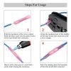 125Pcs Heat Shrink Butt Connector Solder Seal Wire Connector Electrical Terminals Kit Waterproof Insulated Copper