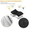 Universal 4 Passengers Golf Cart Cover 210D Water-Resistant UV-Resistant Outdoor Cover Fits For EZGO Club Car Yamaha