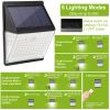 Solar Lights 88 LEDs Wall Lamps Outdoor 120° Motion Sensor Sound Control Lightings 270°Illumination IP65 Waterproof w/ 2.5m Extend Wire for Garage Gar