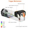 2Pcs Humane Live Mouse Trap Reusable Rat Rodent Trap Catch Release Cage Safe for Family Children Pets Easy Setup