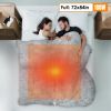 Electric Heated Full Size Fleece Heated Blanket with 10 Heating Levels 10 Hours Auto Off Machine Washable for Home Office Usage 72x84in