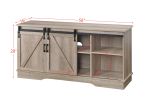 ACME Bennet TV Stand, Oak Finish 91857