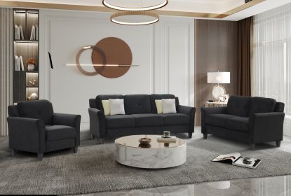 JIUMI Fashion Living Room Three Piece Sofa Set, Living Room Set