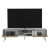 Tv Stand A Magness, Living Room, White / Macadamia