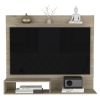 Floating Entertainment Center Albuquerque, Space For The TVÂ´s up 55", Light Pine Finish