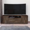 TV Stand for TVÂ´s up 60", Double Door Cabinets, One Flexible Cabinet, Dark Walnut