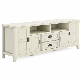Burlington - 72" TV Media Stand - Antique White