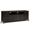 Burlington - 72" TV Media Stand - Mahogany Brown