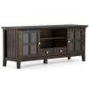 Acadian - 60" TV Media Stand - Brunette Brown