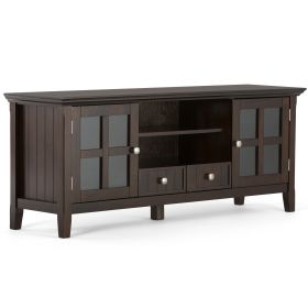 Acadian - 60" TV Media Stand - Brunette Brown