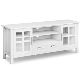 Kitchener - 60" Wide TV Media Stand - White