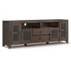 Cosmopolitan - 72" Wide TV Media Stand - Farmhouse Brown