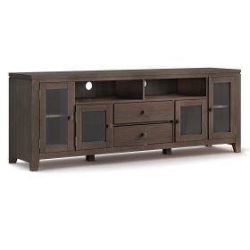Cosmopolitan - 72" Wide TV Media Stand - Farmhouse Brown