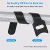 100Pcs Reusable Cable Ties 5.66in Cord Organizer Strap Nylon Wire Management Holder Home Office Use