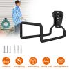 Heavy Duty Iron Hose Holder Wall Mounted Hose Hanger Hose Reel with 66LBS Load 3 Screws for Garden Garage Yard Workshop