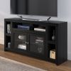 Bridgevine Home Skyline 65 inch TV Stand Console for TVs up to 75 inches, No Assembly Required, Mocha Finish