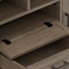 Ela - 72" TV Media Stand - Smoky Brown