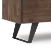 Lowry - TV Media Stand - Rustic Natural Aged Brown