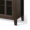 Artisan - Tall TV Media Stand - Tobacco Brown