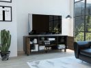 Kaia Tv Stand for TVÂ´s up 55"; Four Shelves; Three Shelves -Black / Pine