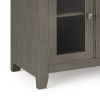 Cosmopolitan - 72" Wide TV Media Stand - Farmhouse Grey