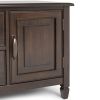Connaught - 72" Wide TV Stand - Dark Chestnut Brown