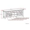 Artisan - 72" TV Media Stand - Black