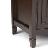 Connaught - 72" Wide TV Stand - Dark Chestnut Brown