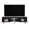 Tv Stand Franklin, Living Room, Black
