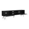 Tv Stand Franklin, Living Room, Black