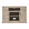 Farmhouse Classic Media TV Stand Antique Entertainment Console for TV up to 50" with Open and Closed Storage Space, Ashland Pine, 47"W*15.5"D*30.75"H